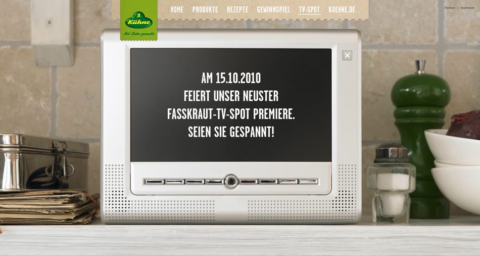 Ein Webspecial für die Fasskraut-Linie von Kühne.