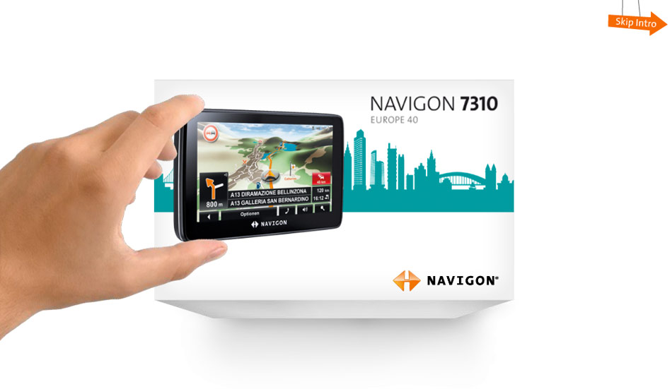 Ein Webspecial für das Navigon 7310 Navigationsgerät.