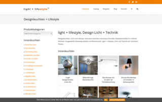 P1XEL - WordPress & WooCommerce Onlineshop für Design Beleuchtung - Light & Lifestyle