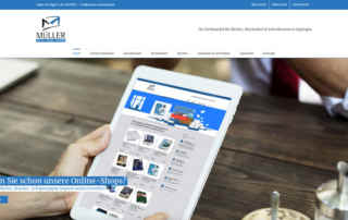 P1XEL - WordPress Website für den Bürobedarf Handel Müller in Eppingen