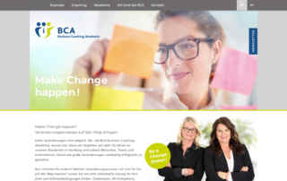 P1XEL - WordPress Webseite für die Business Coaching Akademie in Hamburg